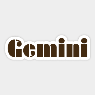 Gemini - Zodiac Sign Sticker